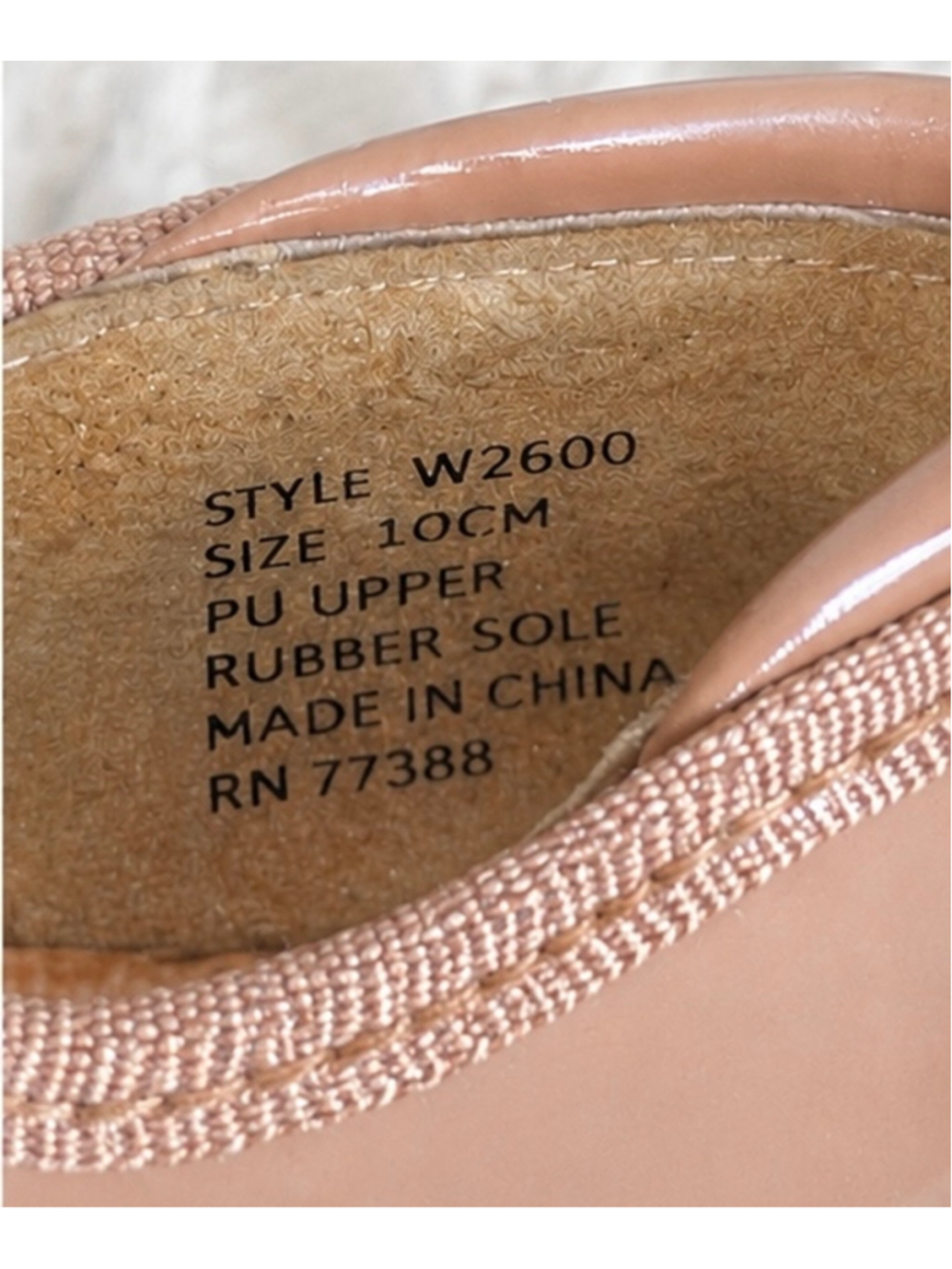 Tap Shoes Beige Size 10C Toddler - Picture 3 of 3